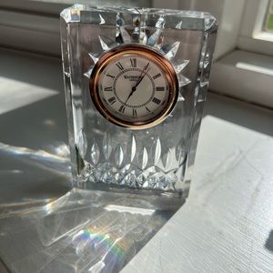 Waterford crystal clock